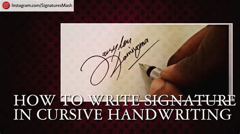 Do You Have to Write Your Signature in Cursive? A Debate on the Importance of Signature Styles